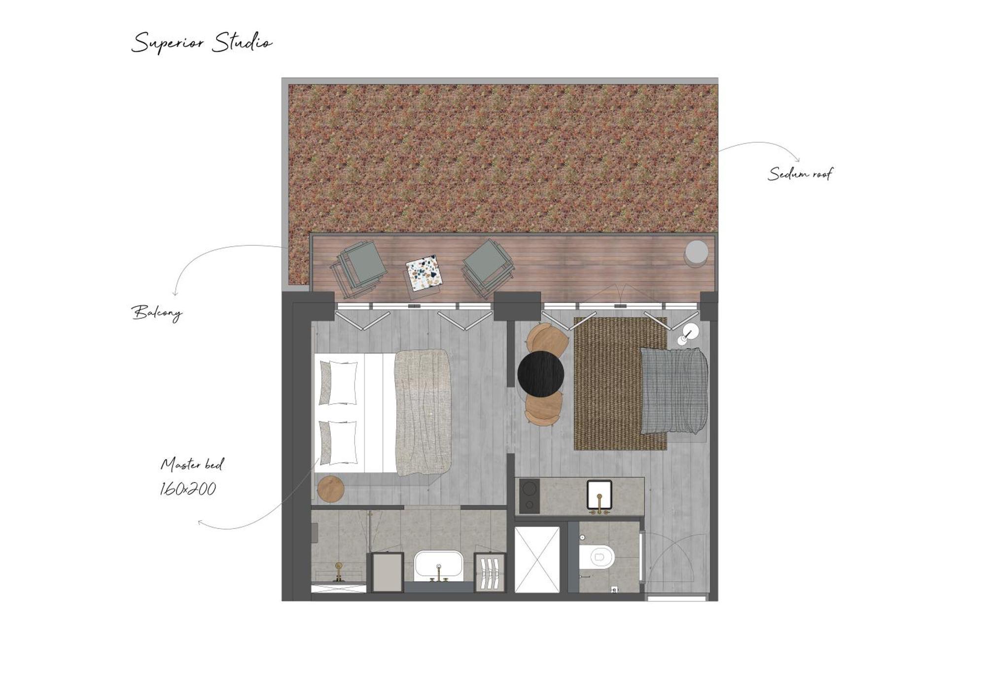 Boutique Hotel Benedict Noordwijk Pokój zdjęcie Superior Studio